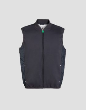 SAVE THE DUCK d8400m feel6 blue black gilet uomo Collezione recycled