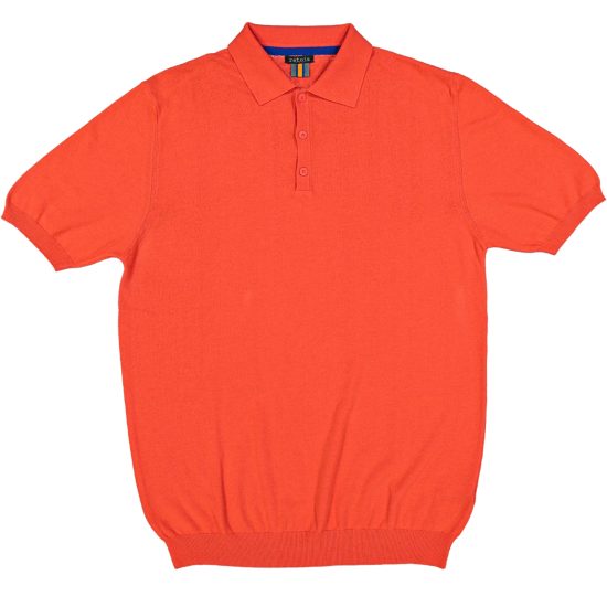 RETOIS polo 9005 Tinta Unita Corallo