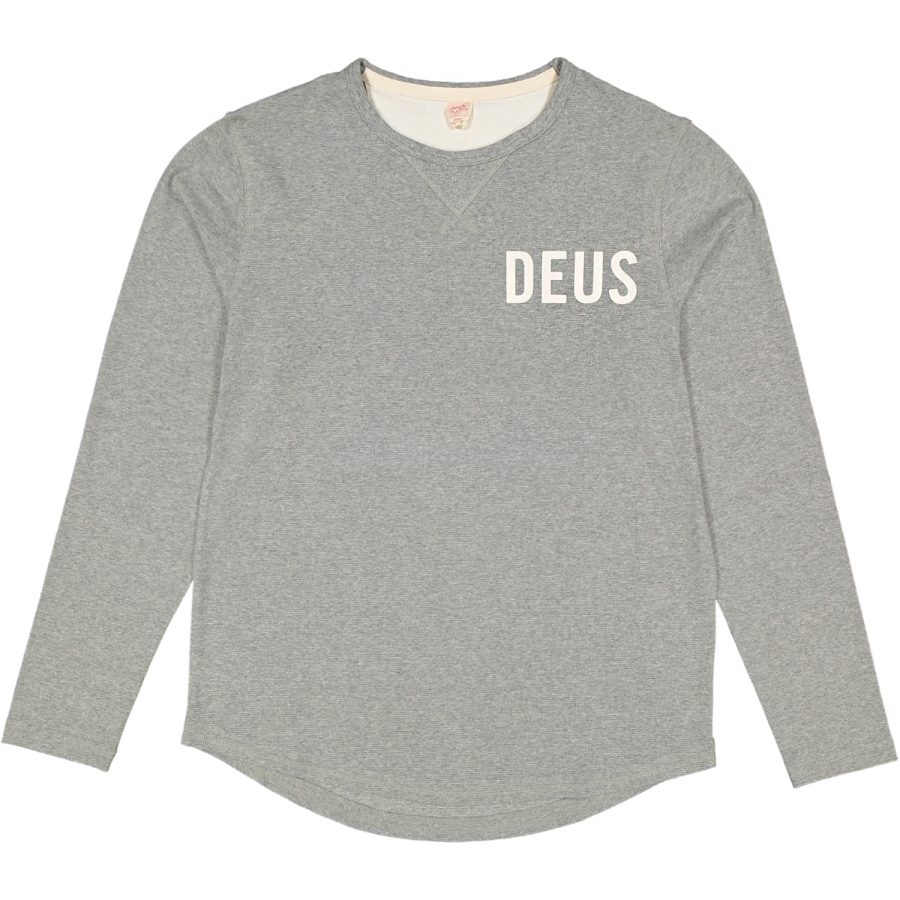 deus ex machina felpa jake manica lunga tee grigio chiaro dma51155 grey marle