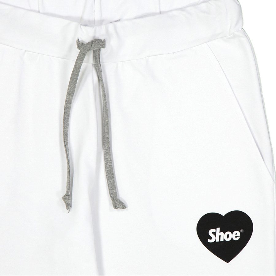 shoe pantalone philipa2067 jersey bianco logo cuore