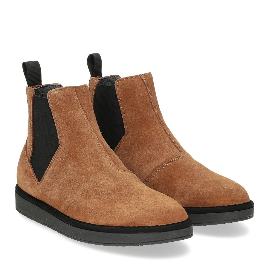 panchic donna p01 stivaletto beatle cognac suede p01w15003s2 a17046