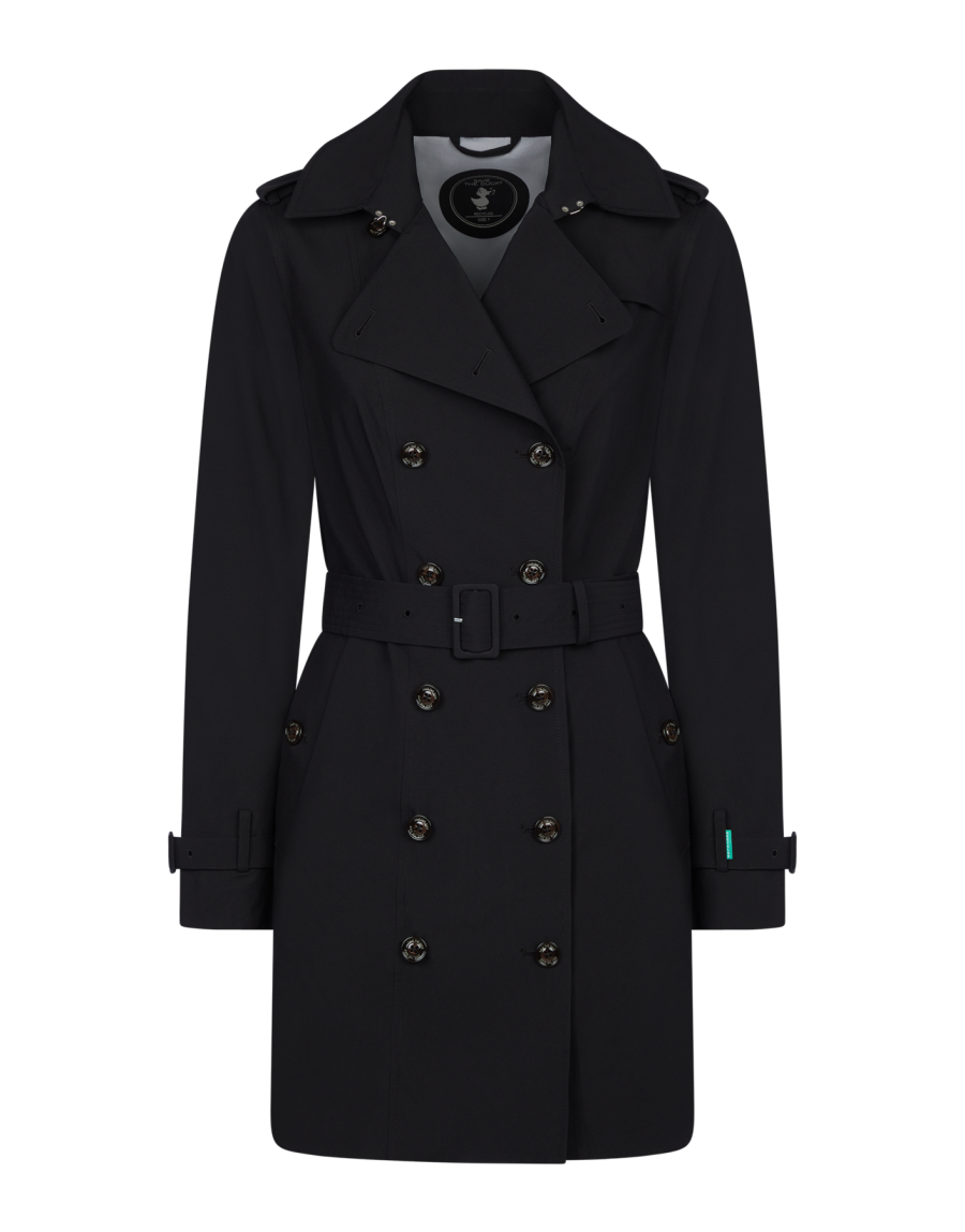 save the duck trench donna d4309w Grin x nero 00001