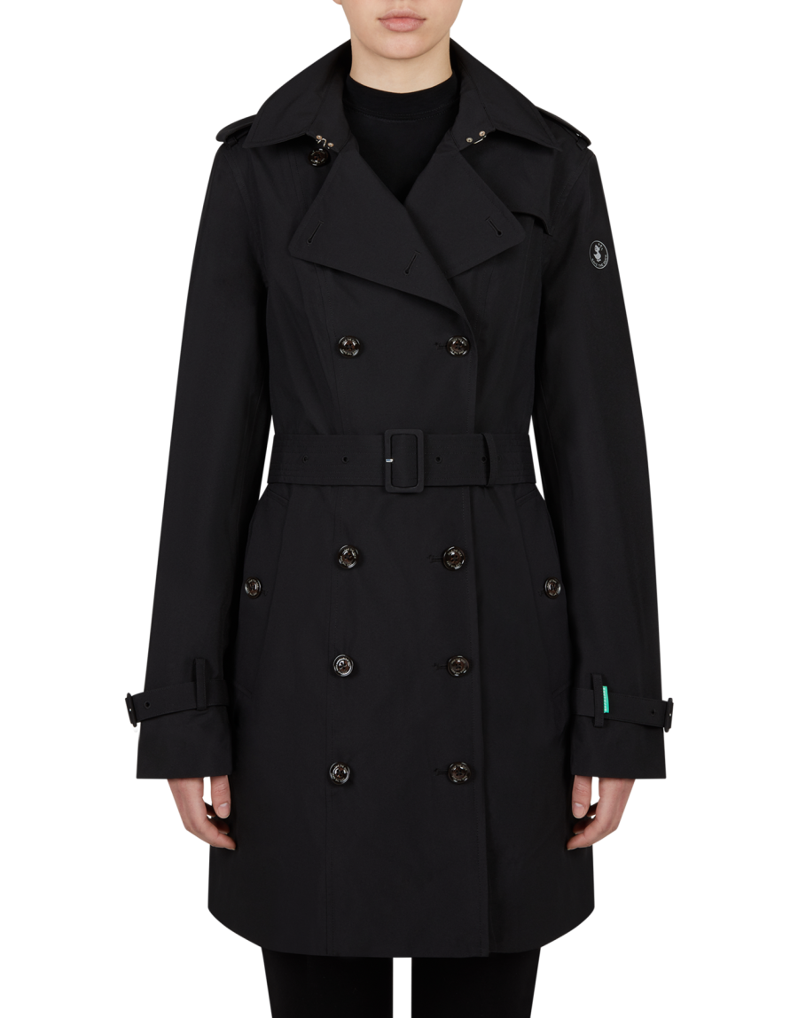 save the duck trench donna d4309w Grin x nero 00001