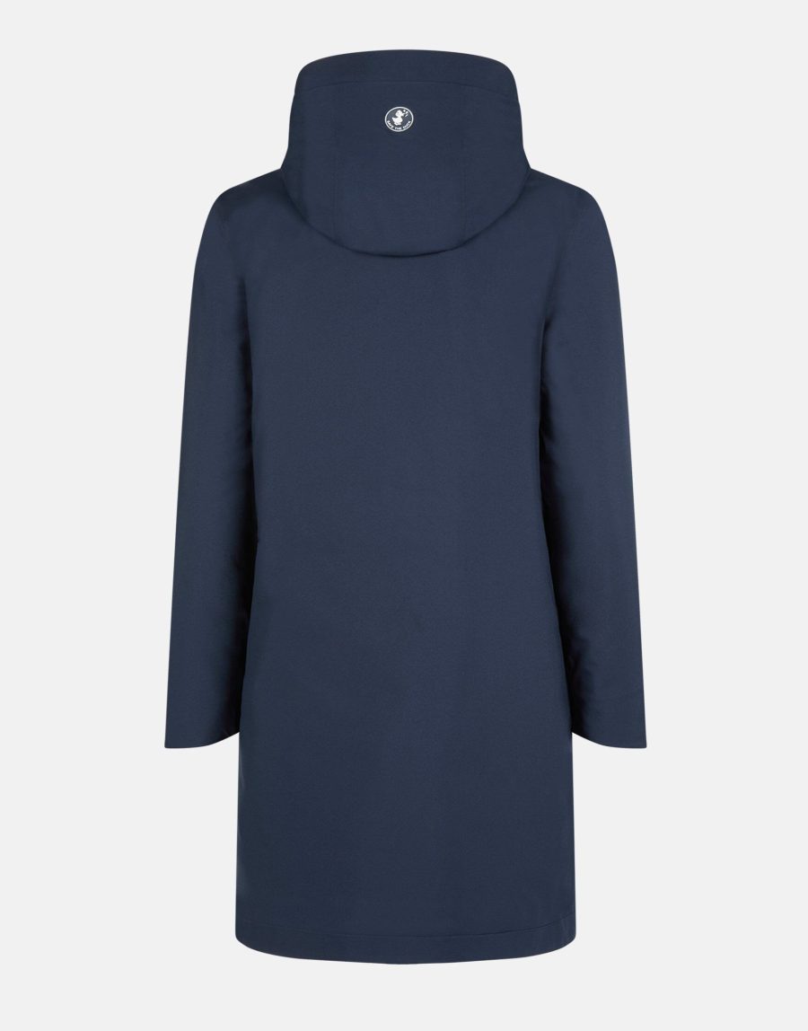 save the duck cappottino donna d4714w grin y blue black 00146