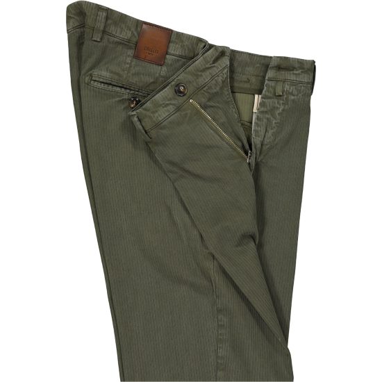 briglia 1949 pantalone slim uomo bg05 320745 772 cotone costina delavè verdone