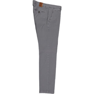 briglia 1949 pantalone slim uomo bg05 37722 780 cotone delavè grigio medio micro quadretto tono su tono