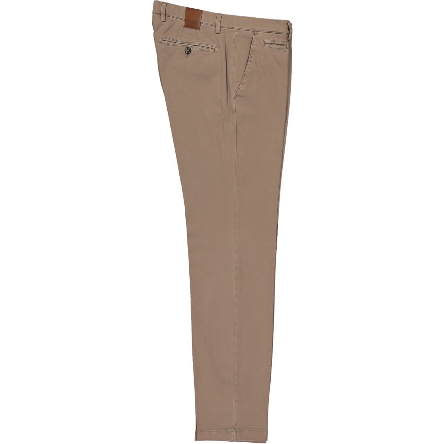 briglia 1949 pantalone slim uomo bg05 37756 736 cotone piquet delavè beige scuro