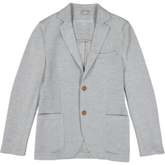 circolo 1901 giacca due bottoni uomo tasche applicate cn1116 piquet lino grigio perla