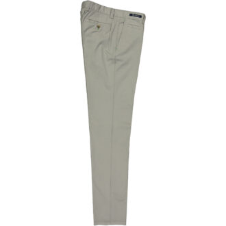 mascaro pantalone uomo slim popeline cotone tinta unita 10 grigio chiaro 9