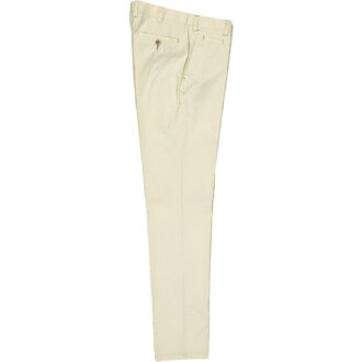mascaro pantalone uomo slim popeline cotone mod 80 tinta unita beige chiaro 87 21
