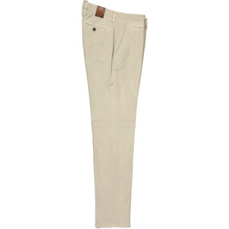 briglia 1949 pantalone slim uomo bg05 320511 523 cotone piquet delavè beige chiaro
