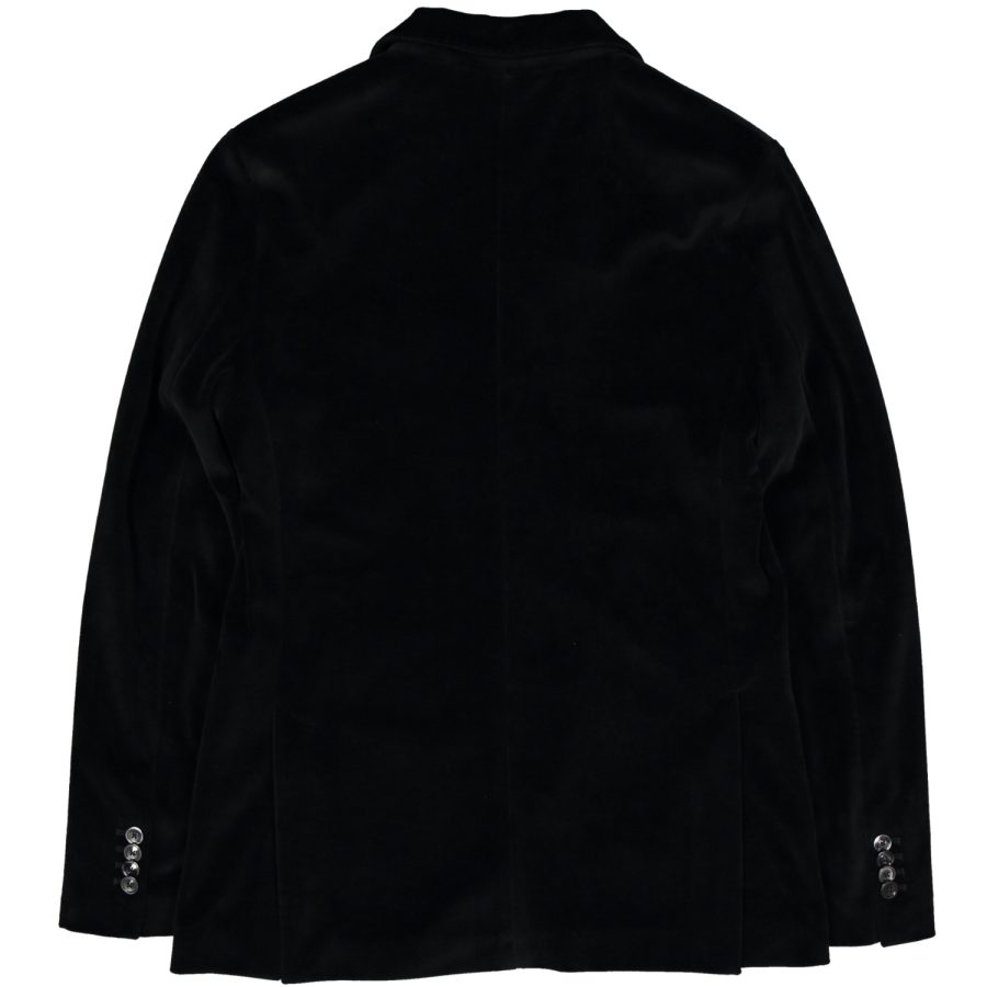 circolo 1901 giacca uomo velluto liscio velour colore nero cn2016 rever a lancia