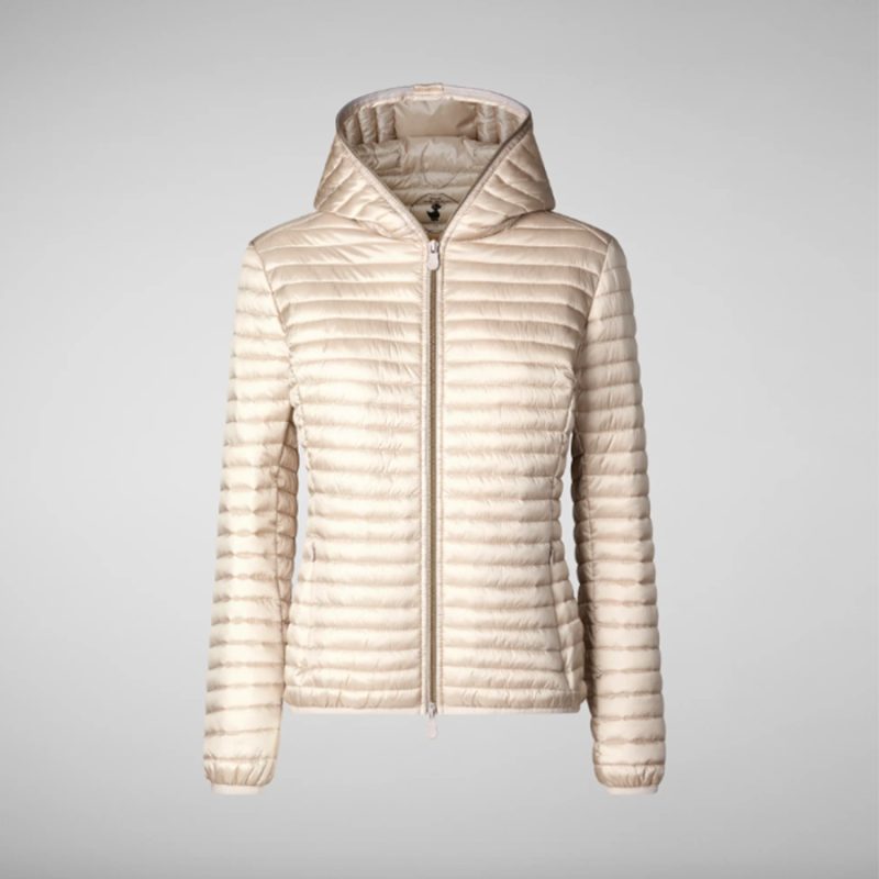 save the duck donna modello d33620w alexis iris 14 sand beige 40003