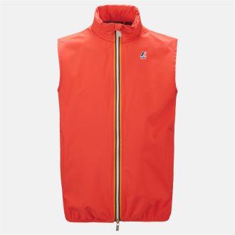 k-way uomo gilet modello valen stretch dot k6113gw 414 orange