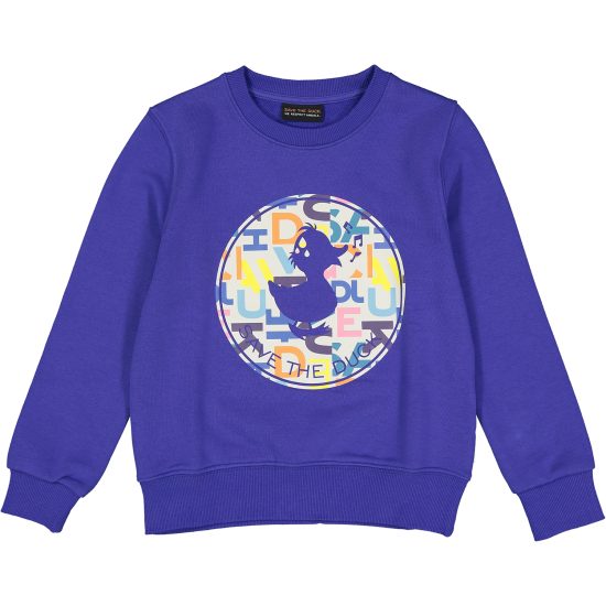 SAVE THE DUCK JUNIOR Felpa Cassidy Viola