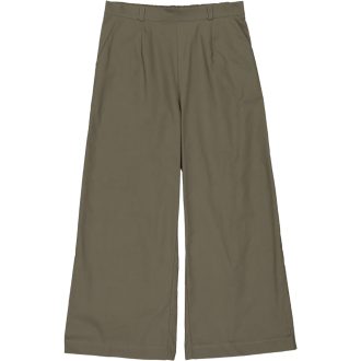 etici pantalone palazzo cotone p3 4300 00701 verde militare