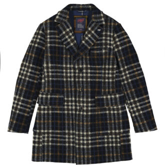 cappotto bob a quadri henry 386 t386 blu variante 1