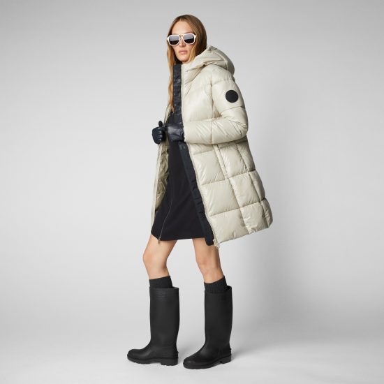 save the duck donna modello d45650w ines rainy beige 40019