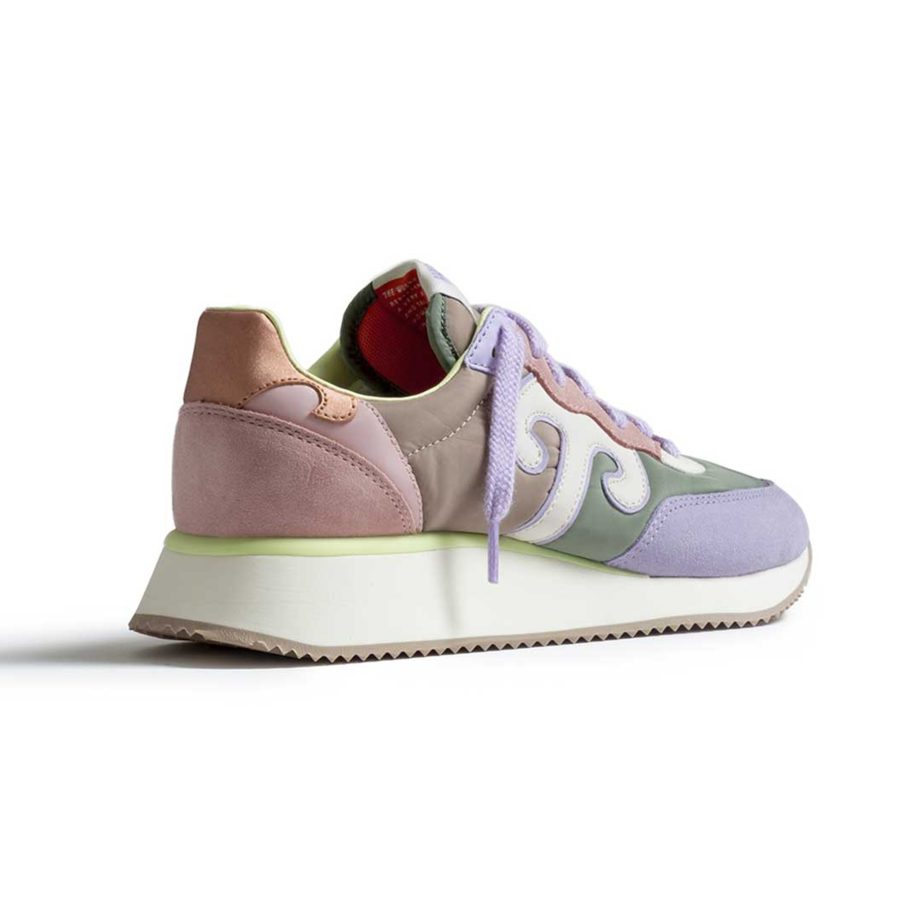 wushu sneakers donna master 357 camoscio colore blue taupe gray rose