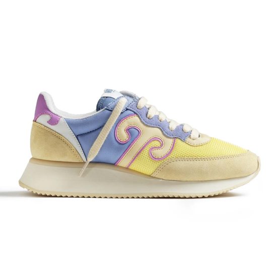 wushu sneakers donna multicolor master sport 203 camoscio sand yellow violet moonstone lavender