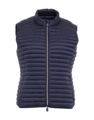 save the duck gilet donna d85310w modello arabella colore blu scuro 90000 navy blue