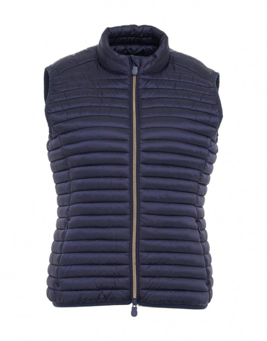 save-the-duck-d85310w-arabella-blu-scuro-90000-navy-blue save the duck gilet donna d85310w modello arabella colore blu scuro 90000 navy blue