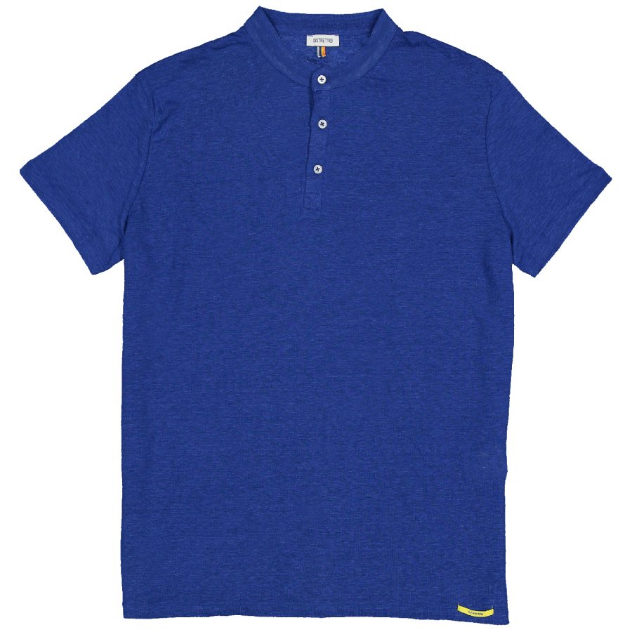 distretto 12 royan serafino lino blu elettrico bluette royal