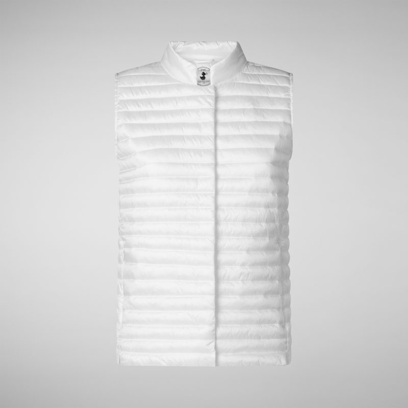 save the duck gilet aria iris bianco colore bianco 00002