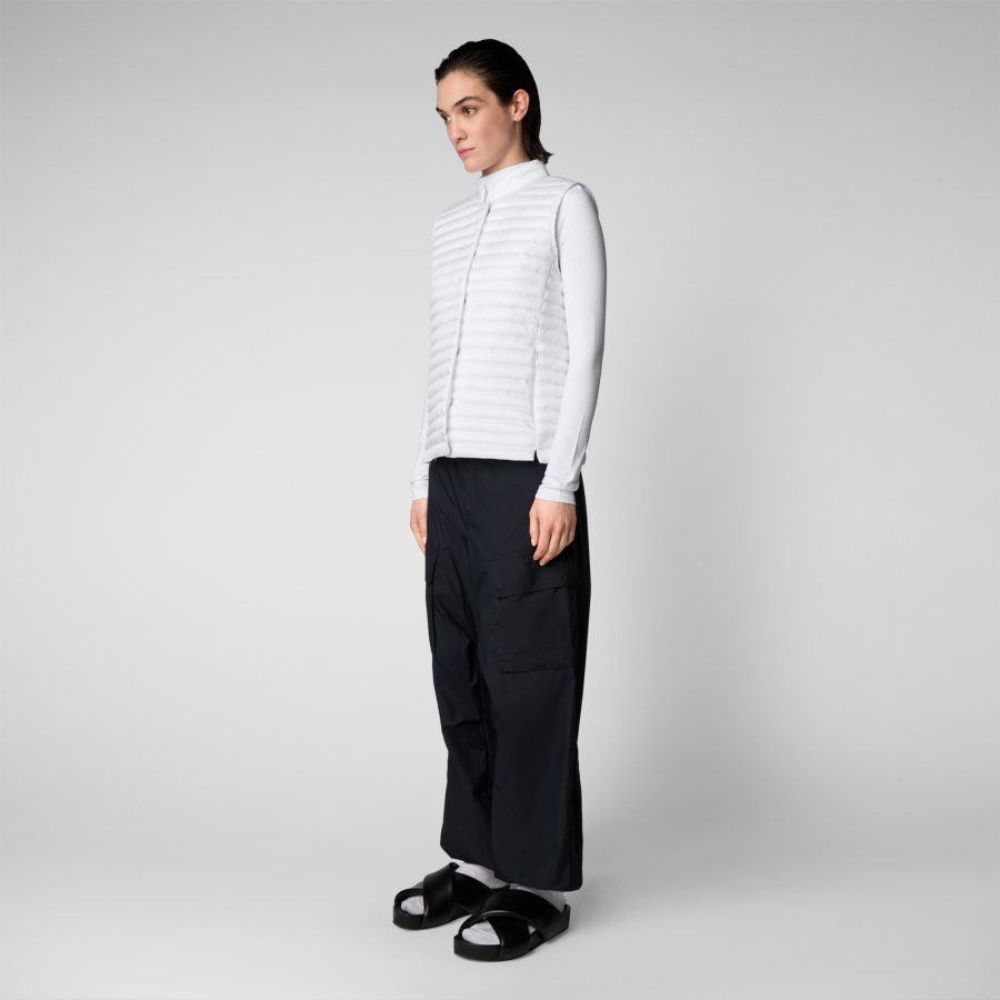 save the duck gilet aria iris bianco colore bianco 00002