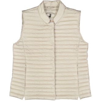 save the duck gilet donna modello aria iris beige 40003