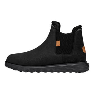 heydude uomo branson boot craft black leather 40187 001 colore nero