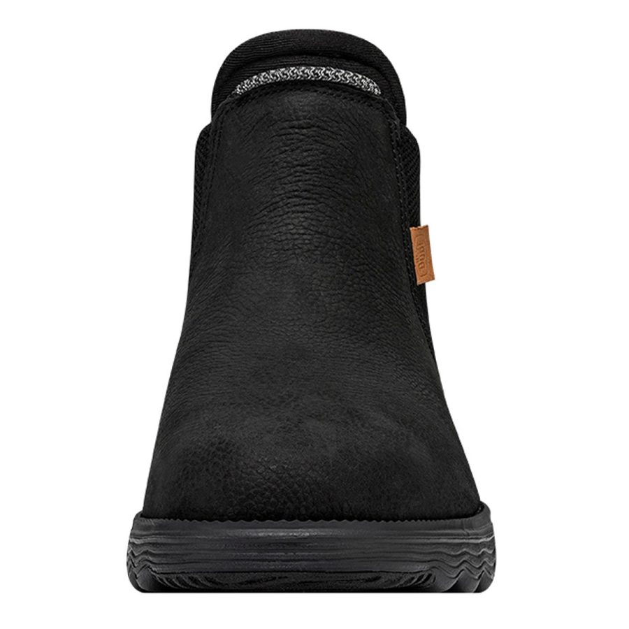 heydude uomo branson boot craft black leather 40187 001 colore nero