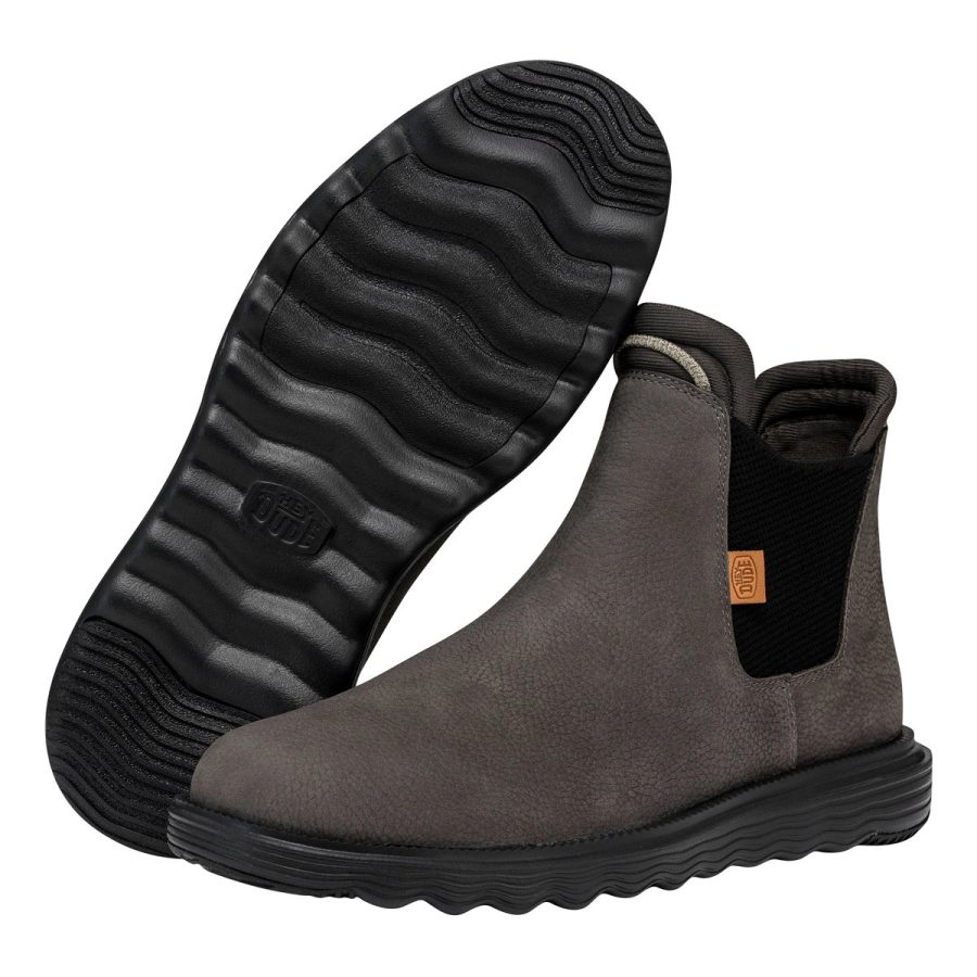 heydude uomo branson boot craft grey leather 40187 030