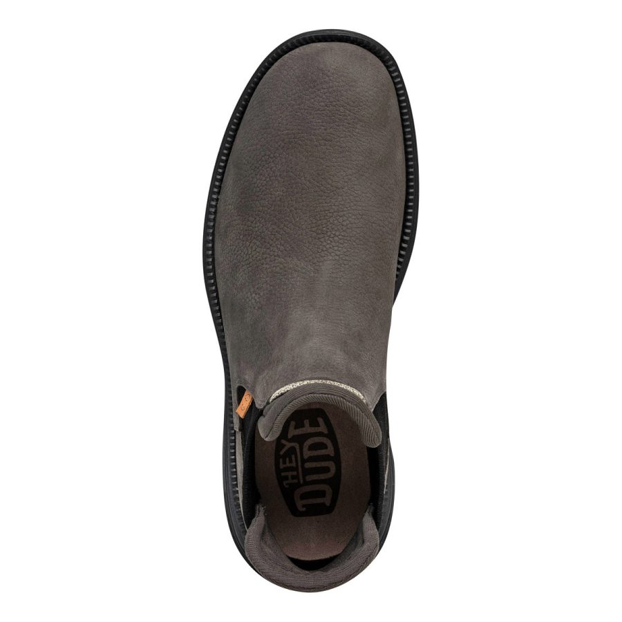 heydude uomo branson boot craft grey leather 40187 030