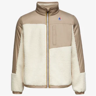 k way orsetto nersev beige ecru taupre senza cappuccio