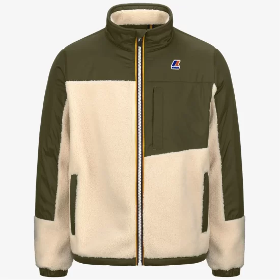 K-WAY Uomo Felpa Le Vrai 3.0 Nersev Orsetto Verde