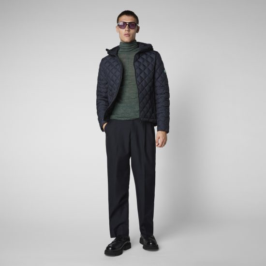 save the duck uomo modello tarek d30679m colore blue black 90010