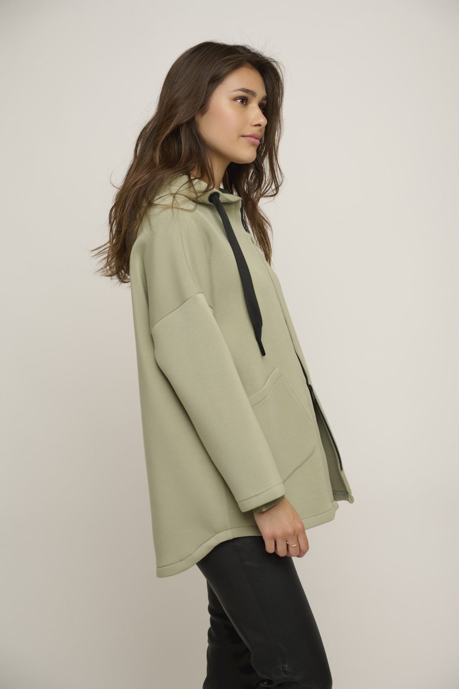 rino pelle giubbino bray 7002420 verde chiaro sea moss