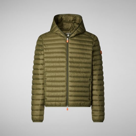 save the duck uomo modello donald dusty olive