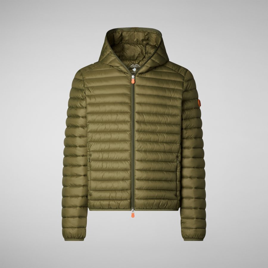 save the duck uomo modello donald dusty olive