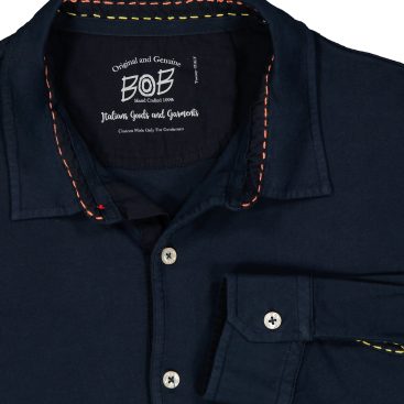 bob polo camicia in cotone piquet leggero spritz r00362 blu