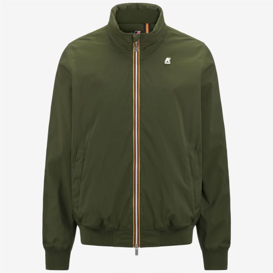 k way uomo amaury strech nylon jersey k2121pw h11 green cypress