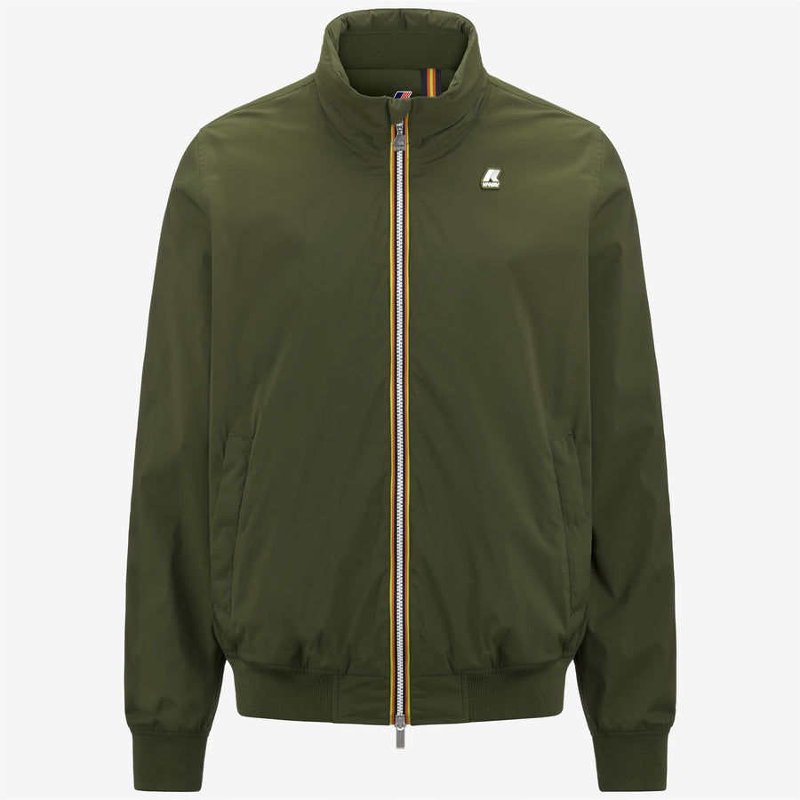 k way uomo amaury strech nylon jersey k2121pw h11 green cypress