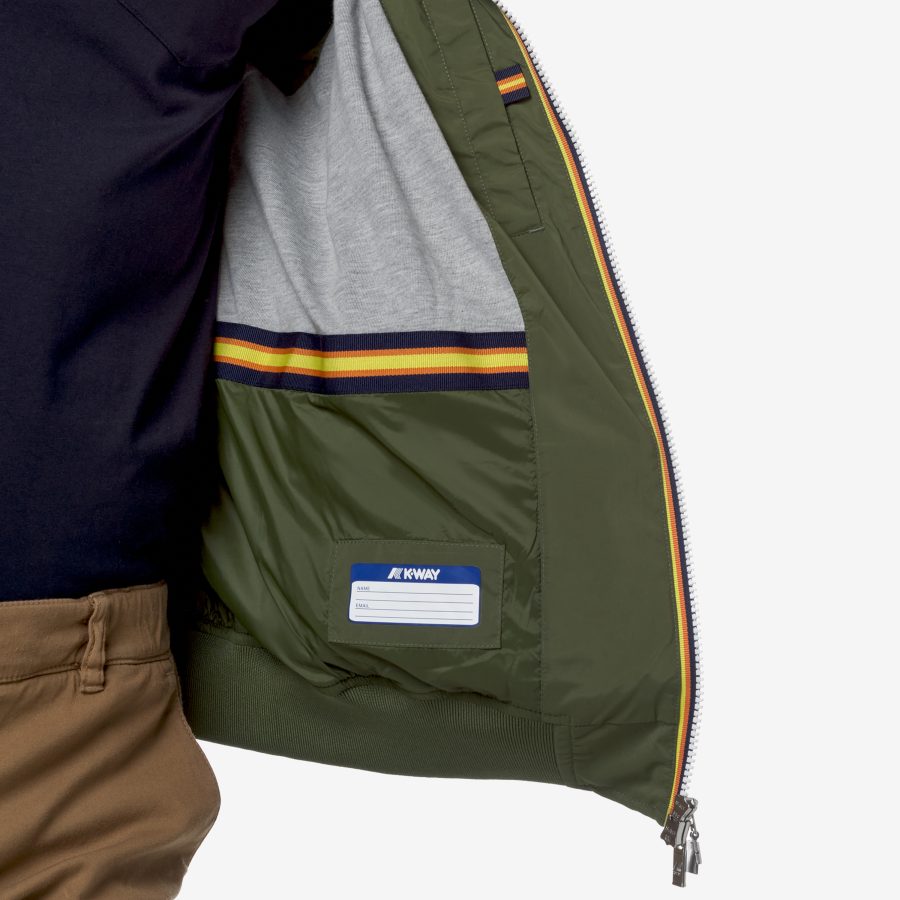 k way uomo amaury strech nylon jersey k2121pw h11 green cypress
