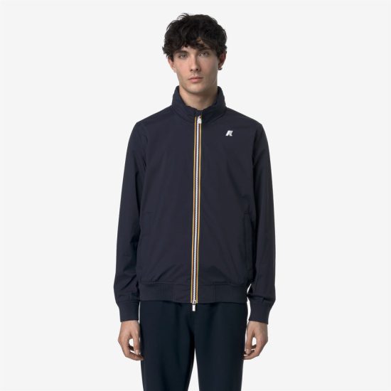 k-way amaury strech nylon jersey k2121pw k89 colore blue depht