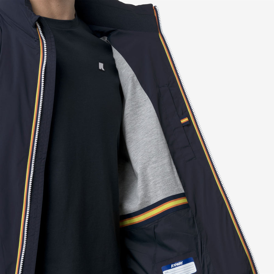 k-way amaury strech nylon jersey k2121pw k89 colore blue depht