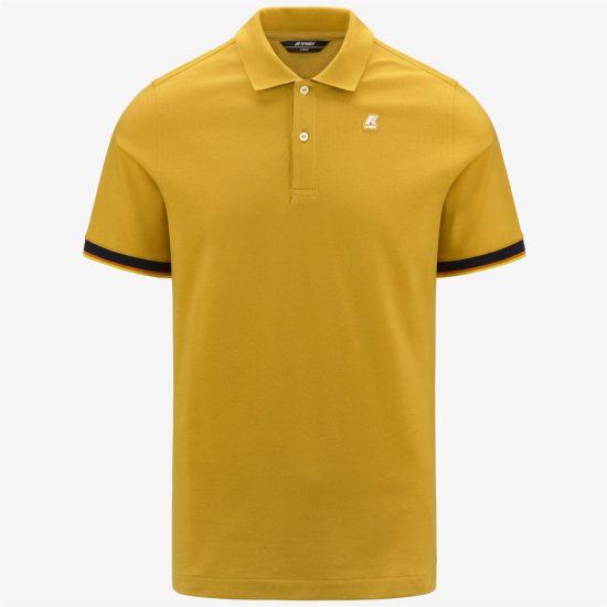 kway polo modello vincent k7121iw r08 yellow mimosa