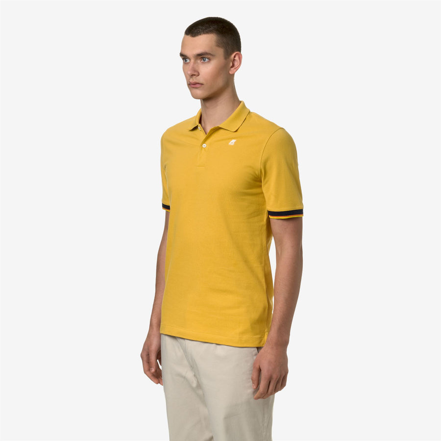 kway polo modello vincent k7121iw r08 yellow mimosa