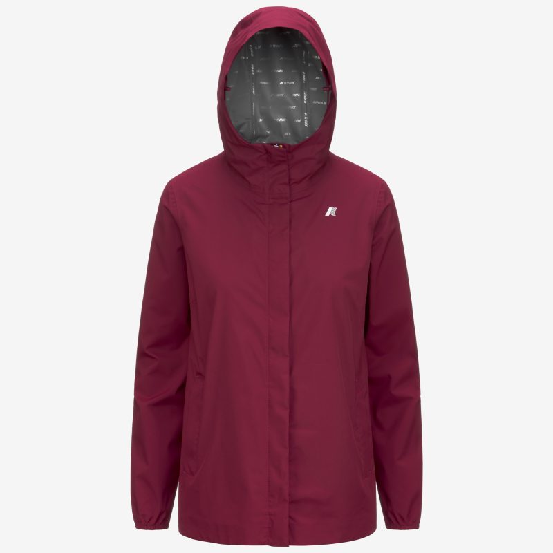 k-way donna modello marguerite stretch dot q13 red dk