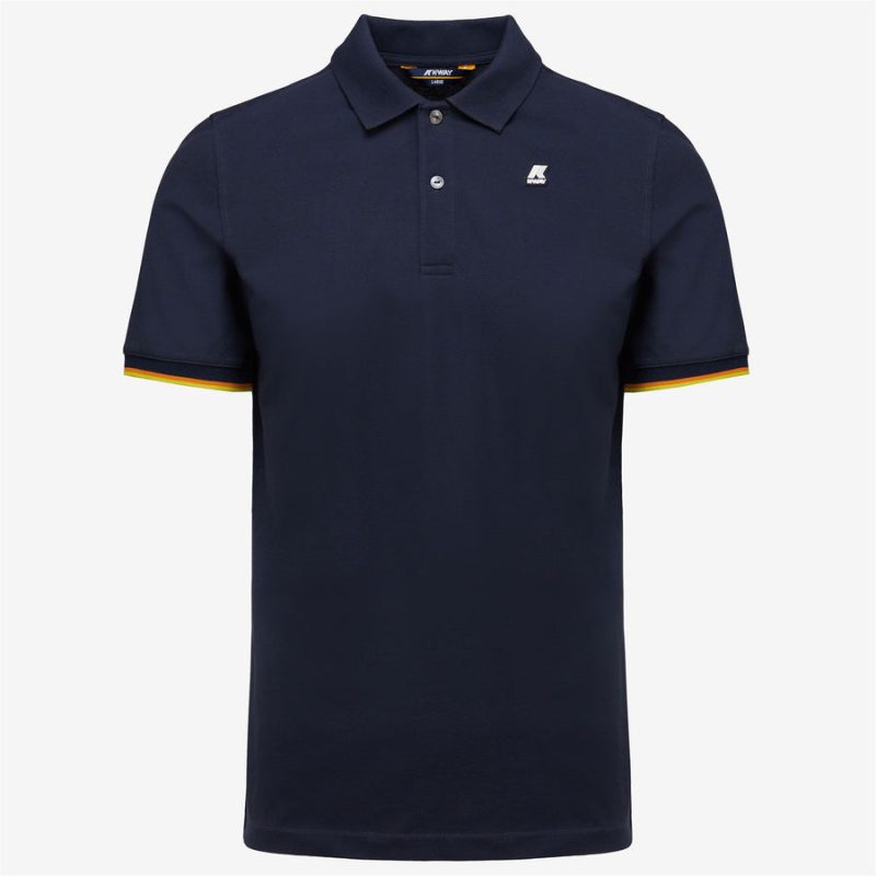 kway polo uomo modello vincent k7121iw k89 blue depht